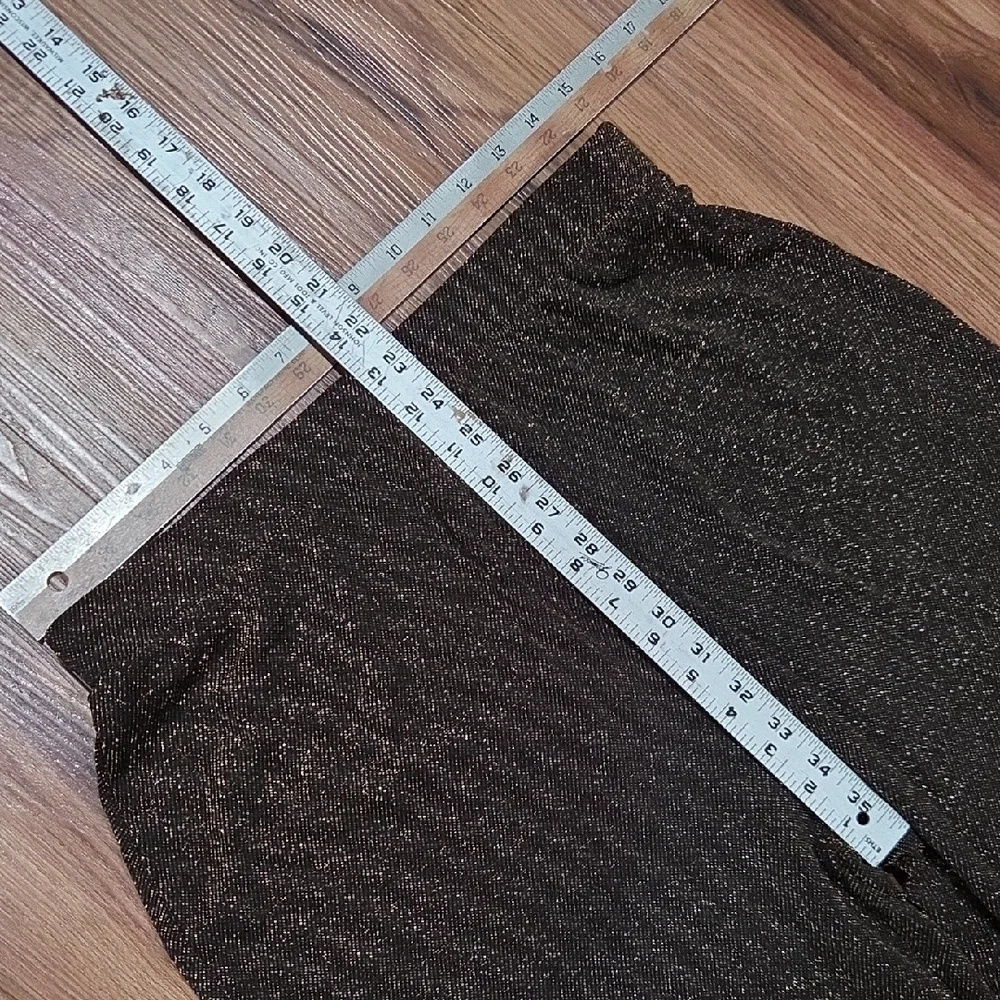 Halston Black and Gold Pants NWT Size Medium - Picture 5 of 6